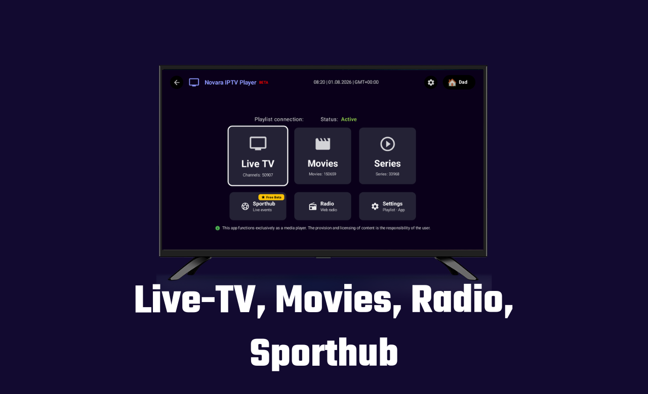 Novara IPTV App 2